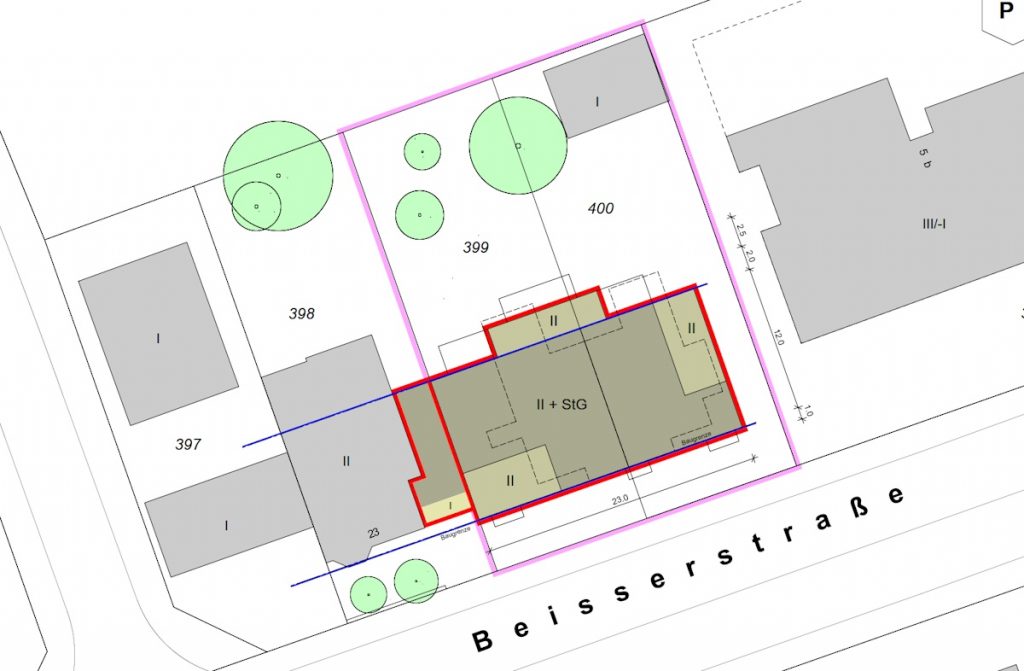 BGH Buddhistisches Gemeinschafts­haus - Lageplan - Beisserstraße 23, Hamburg
